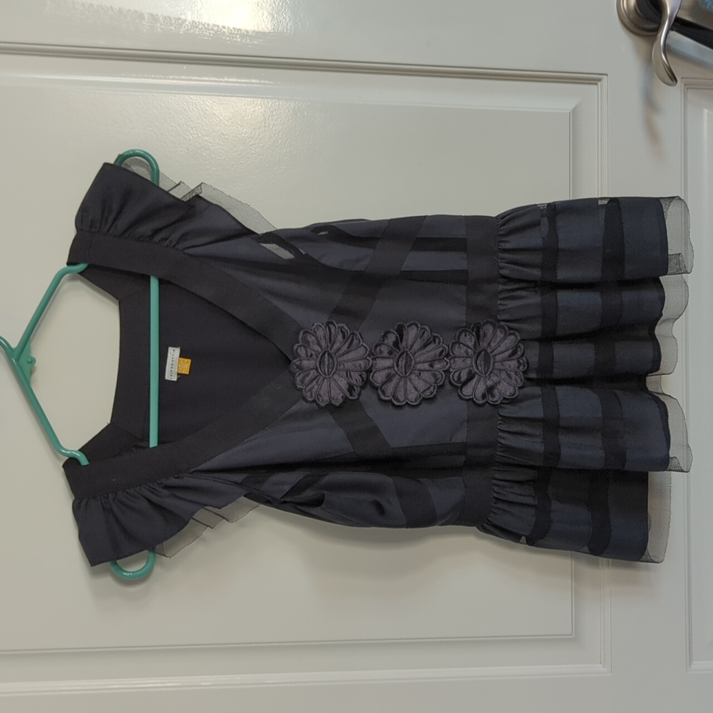 Leifsdottir Anthropologie Black Silk Blouse